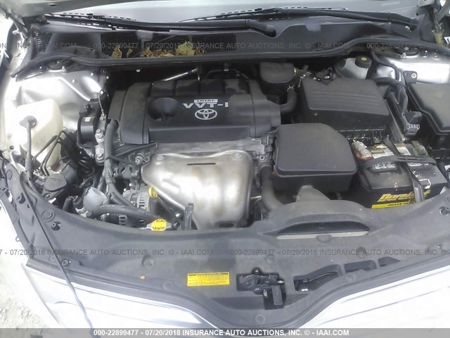 4T3ZE11A59U009274 - 2009 TOYOTA VENZA SILVER photo 10