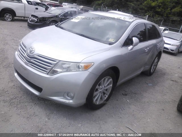 4T3ZE11A59U009274 - 2009 TOYOTA VENZA SILVER photo 2