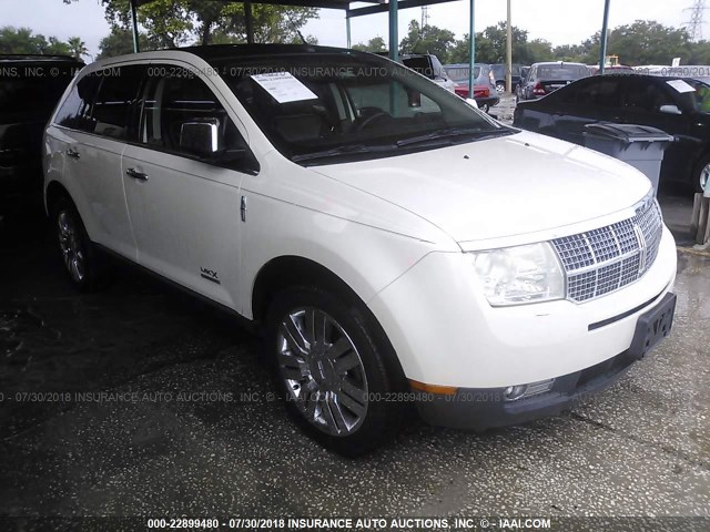 2LMDU88C38BJ14362 - 2008 LINCOLN MKX WHITE photo 1