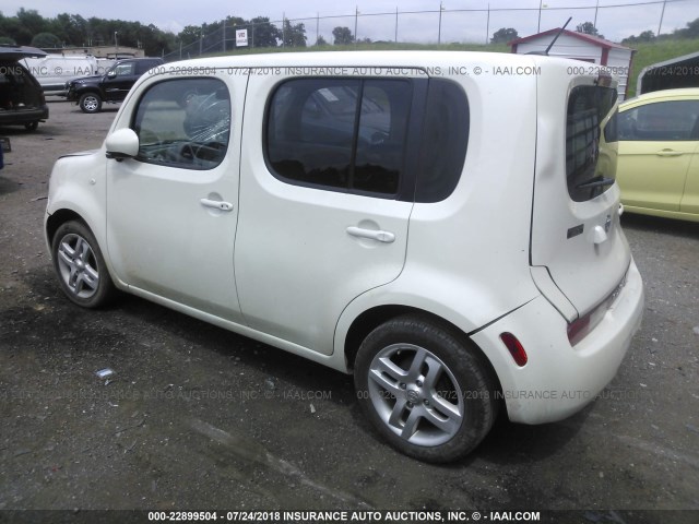 JN8AZ2KR2AT171483 - 2010 NISSAN CUBE S/SL/KROM WHITE photo 3