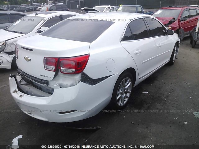 1G11C5SL9FF112214 - 2015 CHEVROLET MALIBU 1LT თეთრი ფოტო 4