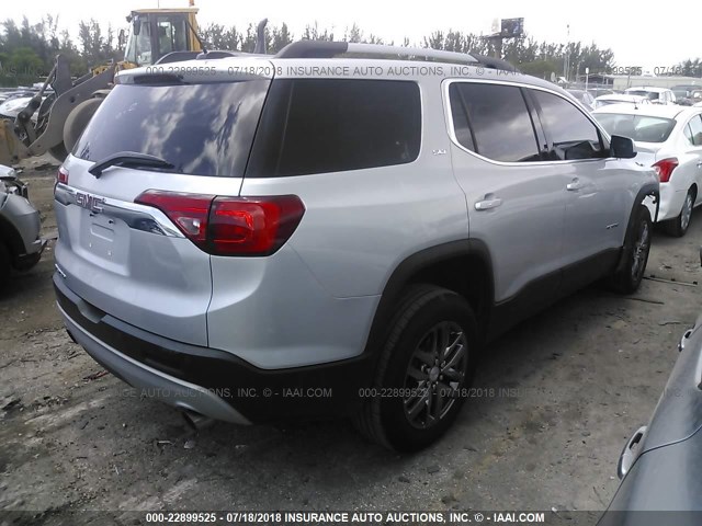 1GKKNMLS7JZ174616 - 2018 GMC ACADIA SLT-1 SILVER photo 4