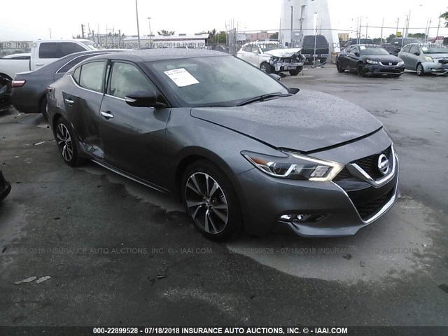 1N4AA6AP2JC368363 - 2018 NISSAN MAXIMA 3.5S/SV/SL/SR/PLAT 灰色 照片 1