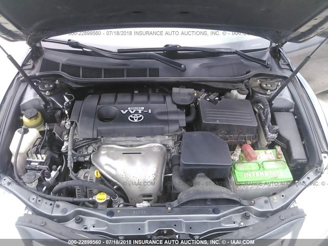 4T1BF3EK7AU073049 - 2010 TOYOTA CAMRY SE/LE/XLE 灰色 照片 10