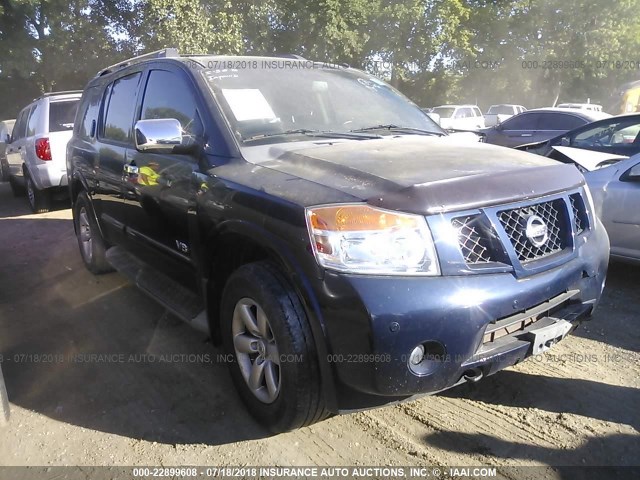 5N1BA08C39N605789 - 2009 NISSAN ARMADA SE/LE BLUE photo 1