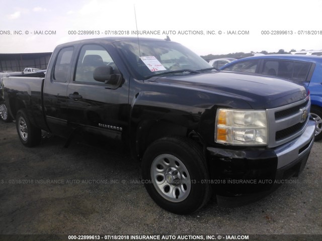 1GCRCREA2BZ103584 - 2011 CHEVROLET SILVERADO C1500  LS BLACK photo 1