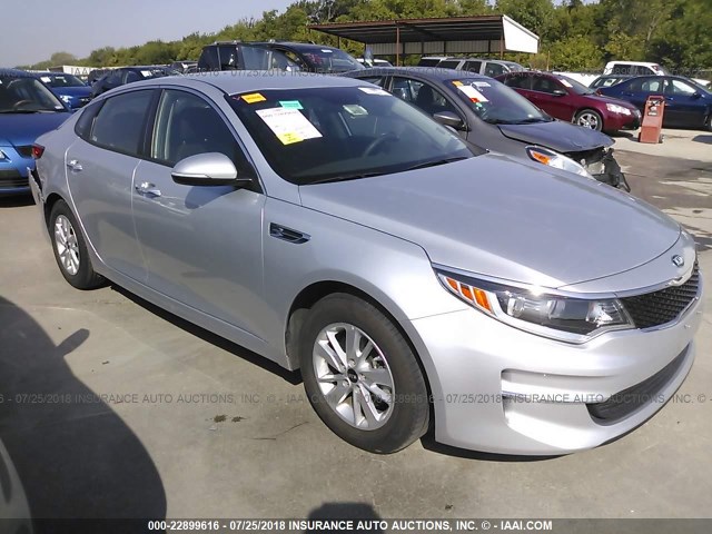 5XXGT4L31JG222355 - 2018 KIA OPTIMA LX/S SILVER photo 1