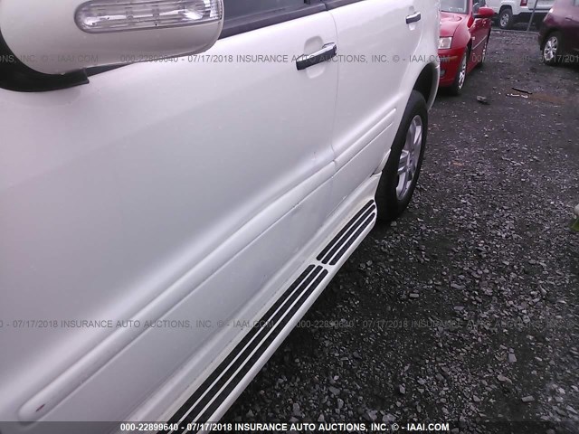 4JGAB75E95A517631 - 2005 MERCEDES-BENZ ML 500 WHITE photo 6