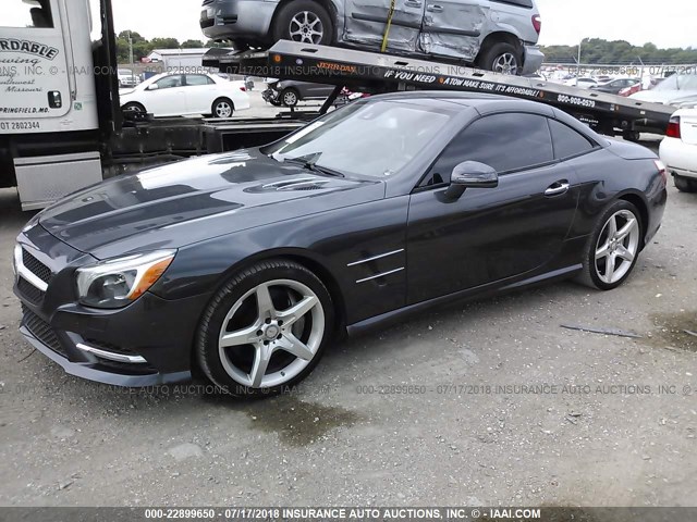 WDDJK7DA9DF014742 - 2013 MERCEDES-BENZ SL 550 GRAY photo 2