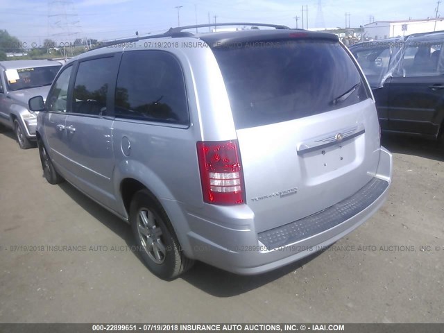2A8HR54P48R665913 - 2008 CHRYSLER TOWN & COUNTRY TOURING SILVER photo 3