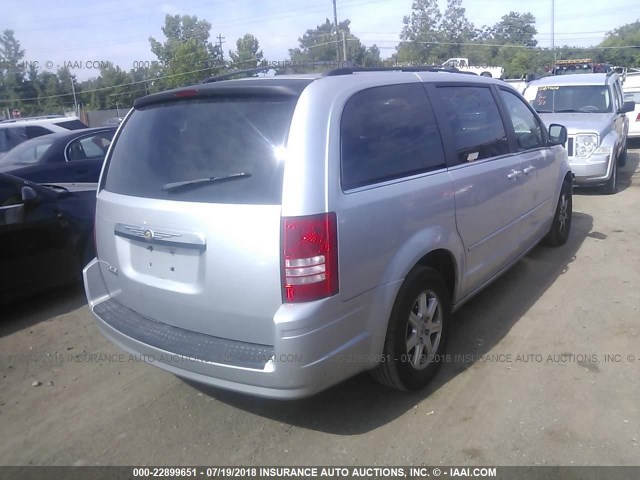 2A8HR54P48R665913 - 2008 CHRYSLER TOWN & COUNTRY TOURING SILVER photo 4