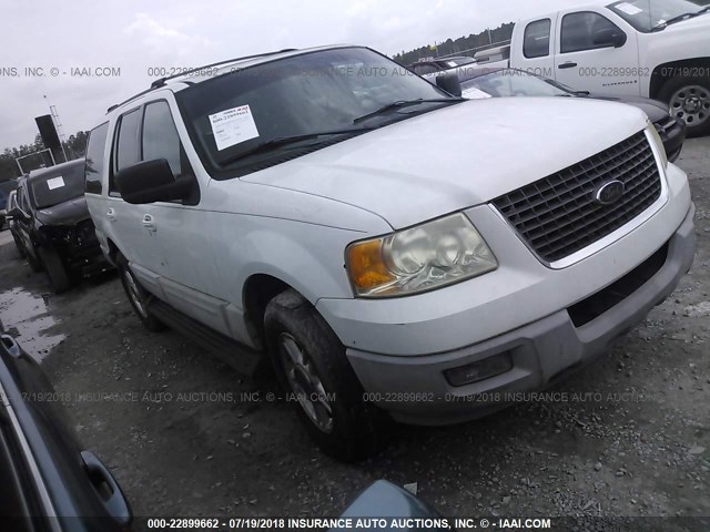 1FMRU15W93LB44157 - 2003 FORD EXPEDITION XLT WHITE photo 1