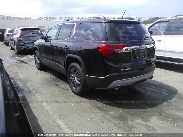 1GKKNULS3JZ215856 - 2018 GMC ACADIA SLT-1 Czarny zdjęcie 3