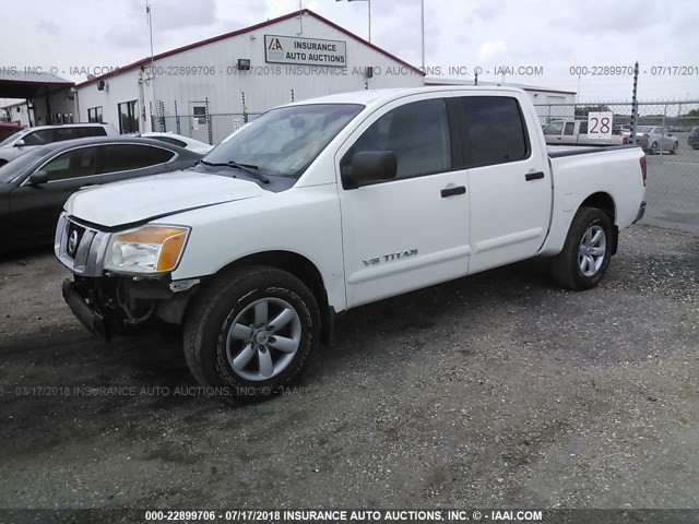 1N6BA07D08N334619 - 2008 NISSAN TITAN XE/SE/LE WHITE photo 2