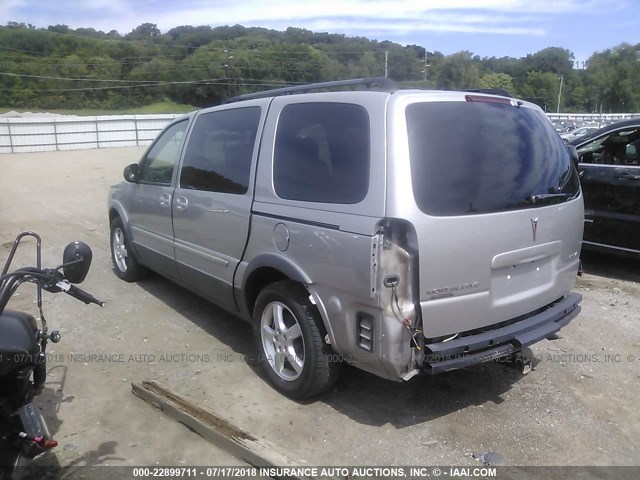 1GMDV03L95D197982 - 2005 PONTIAC MONTANA SV6 GRAY photo 3