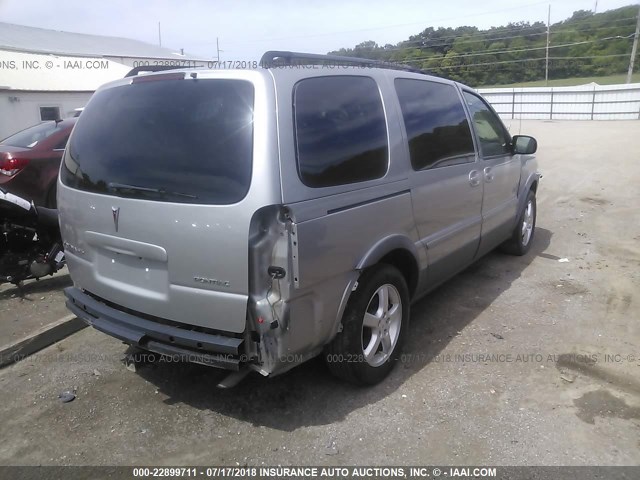 1GMDV03L95D197982 - 2005 PONTIAC MONTANA SV6 GRAY photo 4