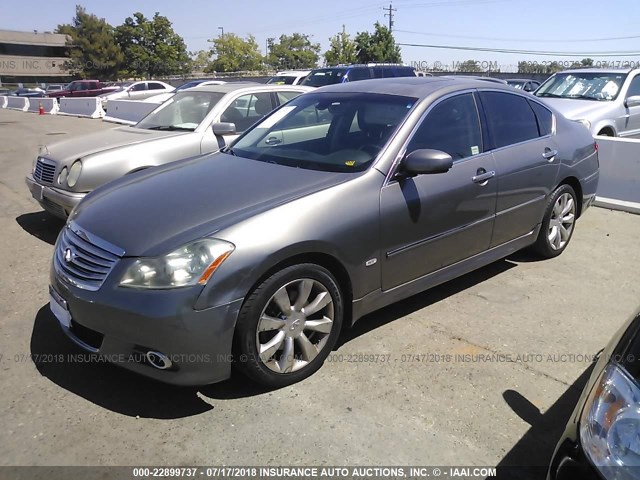 JNKAY01E18M604960 - 2008 INFINITI M35 SPORT GRAY photo 2