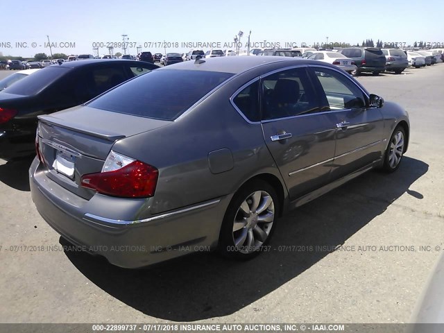 JNKAY01E18M604960 - 2008 INFINITI M35 SPORT GRAY photo 4