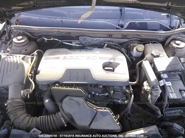 2G4GR5EK6C9151717 - 2012 BUICK REGAL BLACK photo 10