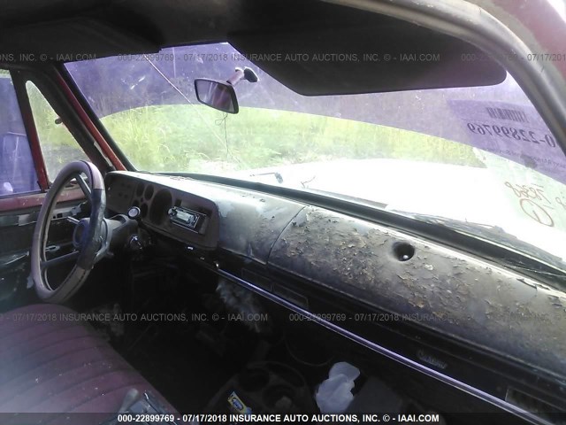 D14JE98248011 - 1979 DODGE CUSTOM  MAROON photo 5