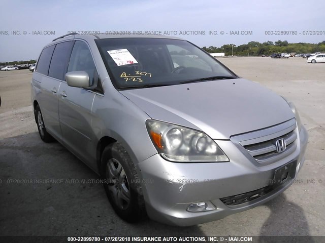 5FNRL38617B436361 - 2007 HONDA ODYSSEY EXL SILVER photo 1