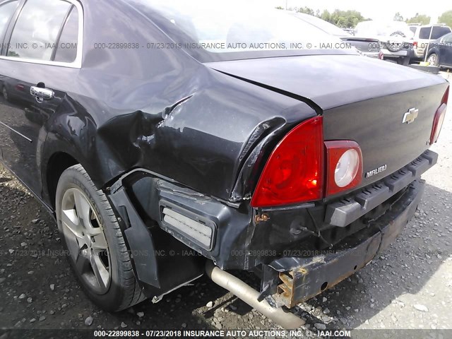 1G1ZG57B69F110951 - 2009 CHEVROLET MALIBU LS BLACK photo 6