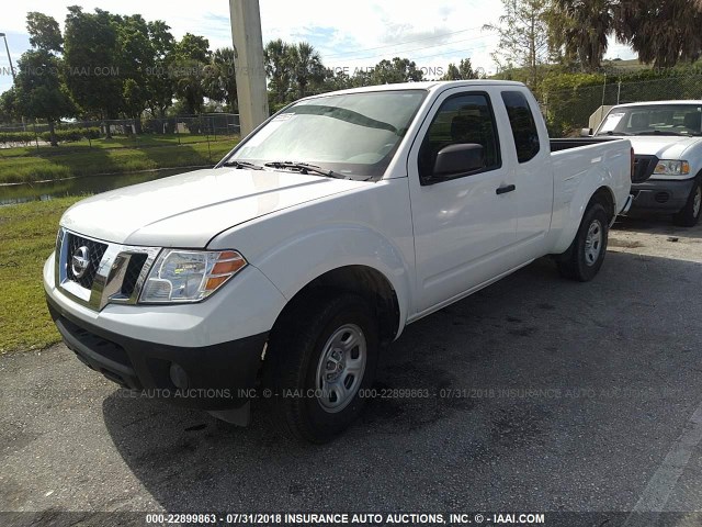 1N6BD0CT9FN719274 - 2015 NISSAN FRONTIER S/SV WHITE photo 2