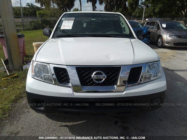 1N6BD0CT9FN719274 - 2015 NISSAN FRONTIER S/SV WHITE photo 6