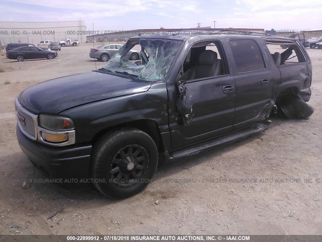 1GKFK66U43J163495 - 2003 GMC YUKON XL DENALI BLACK photo 2