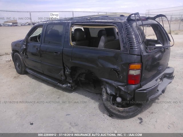 1GKFK66U43J163495 - 2003 GMC YUKON XL DENALI BLACK photo 3