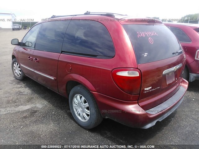 2C4GP54L05R497494 - 2005 CHRYSLER TOWN & COUNTRY TOURING MAROON photo 3