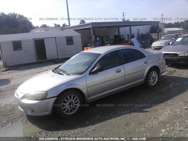 1C3EL46X03N505783 - 2003 CHRYSLER SEBRING LX SILVER photo 2