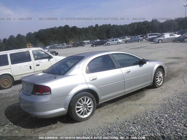 1C3EL46X03N505783 - 2003 CHRYSLER SEBRING LX SILVER photo 4