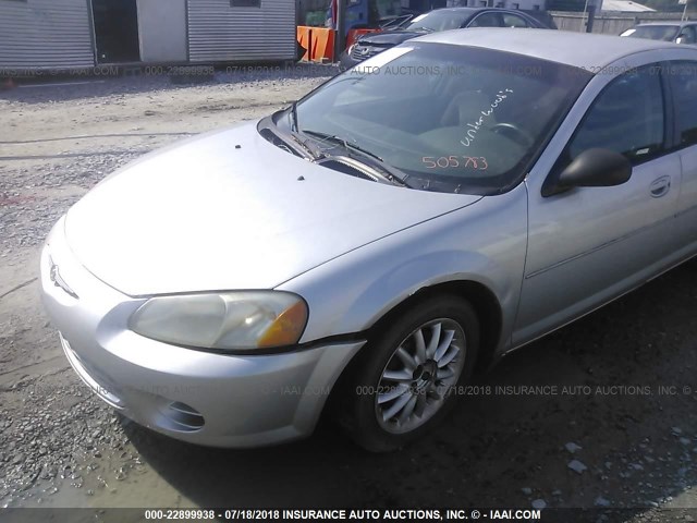 1C3EL46X03N505783 - 2003 CHRYSLER SEBRING LX SILVER photo 6