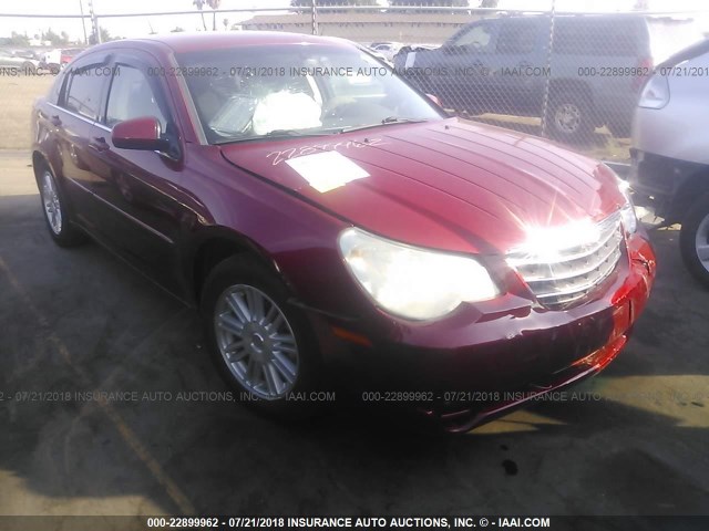 1C3LC56RX8N239209 - 2008 CHRYSLER SEBRING TOURING RED photo 1