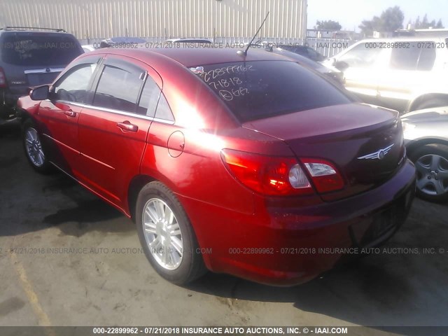 1C3LC56RX8N239209 - 2008 CHRYSLER SEBRING TOURING RED photo 3