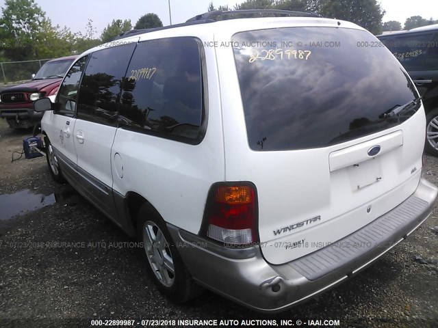 2FMZA53452BB36525 - 2002 FORD WINDSTAR SEL WHITE photo 3