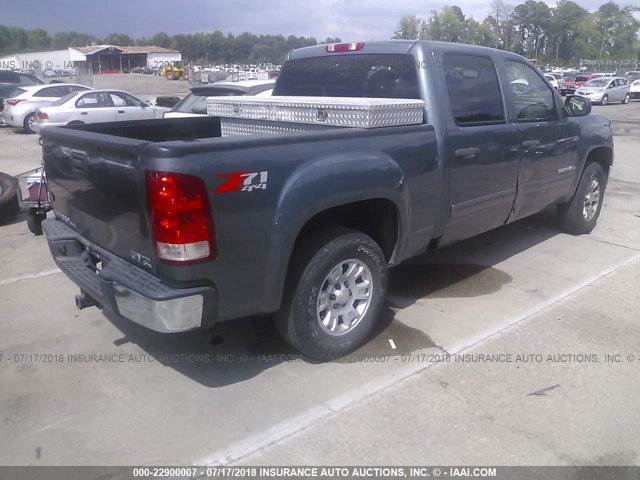 2GTEK13M171707675 - 2007 GMC NEW SIERRA K1500 BLUE photo 4