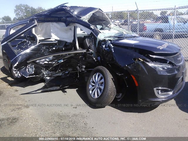 2C4RC1BG9HR526871 - 2017 CHRYSLER PACIFICA TOURING L 黑色 照片 1