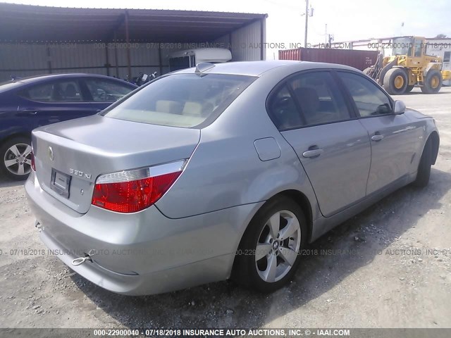 WBANF73586CG67846 - 2006 BMW 530 XI GRAY photo 4