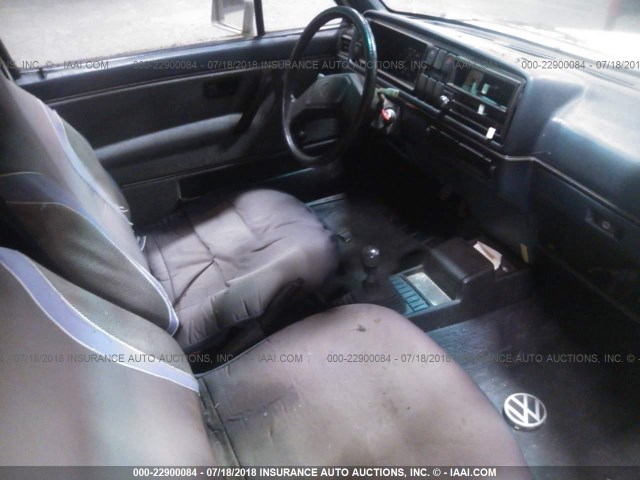 1VWAG0173FV014608 - 1985 VOLKSWAGEN GOLF WHITE photo 5