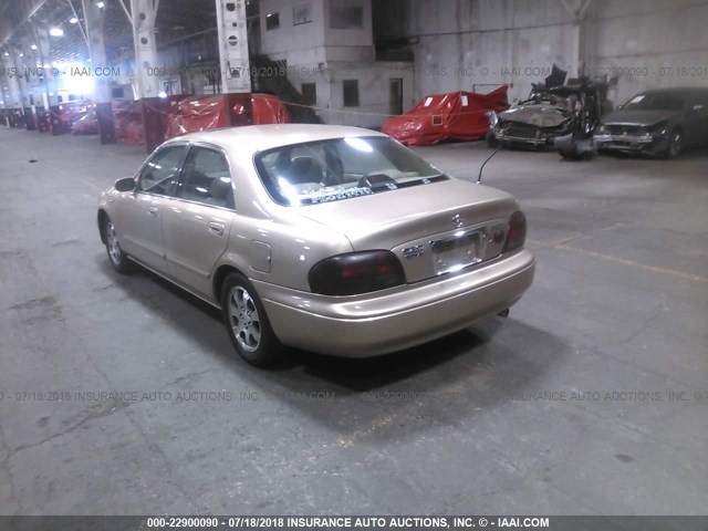 1YVGF22D9X5833926 - 1999 MAZDA 626 ES/LX BROWN photo 3