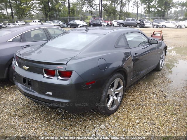 2G1FC1ED2B9142922 - 2011 CHEVROLET CAMARO LT Light Blue photo 4