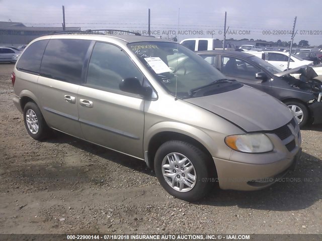 1D4GP45363B110065 - 2003 DODGE CARAVAN SPORT TAN photo 1