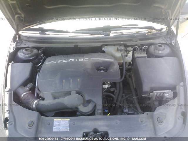 1G1ZG57B98F172908 - 2008 CHEVROLET MALIBU LS BLACK photo 10