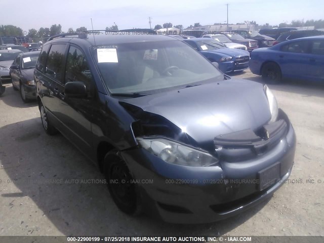 5TDZK23C27S029977 - 2007 TOYOTA SIENNA CE/LE GRAY photo 1