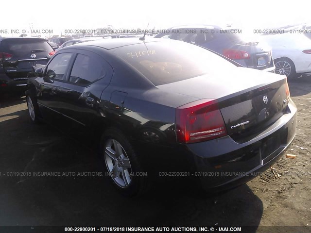 2B3KA53H48H248698 - 2008 DODGE CHARGER R/T BLACK photo 3