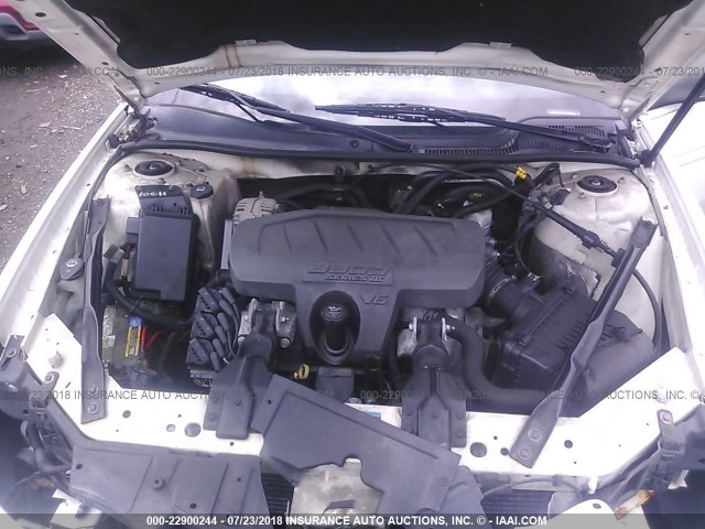 2G2WP552881106875 - 2008 PONTIAC GRAND PRIX Ақ фото 10