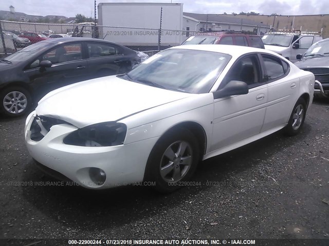 2G2WP552881106875 - 2008 PONTIAC GRAND PRIX Ақ фото 2