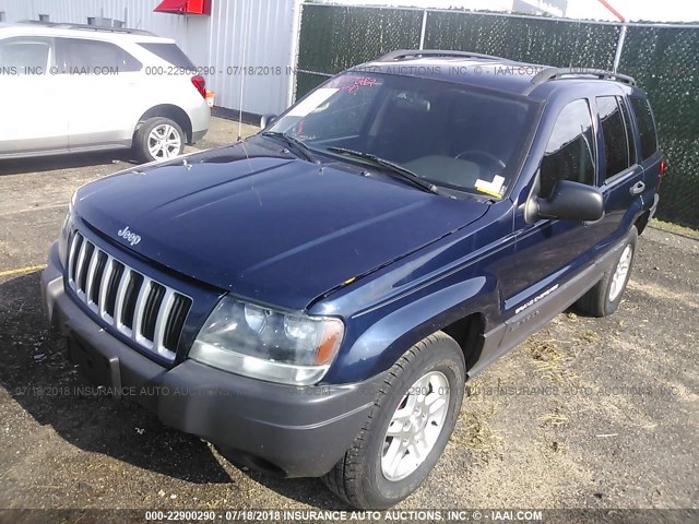 1J4GW48S94C161732 - 2004 JEEP GRAND CHEROKEE  蓝色 照片 2
